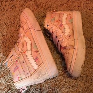 Unicorn Sk8 Hi Vans 🦄 Toddler 5.5
